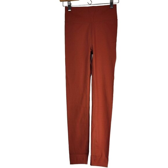 Madewell MWL Form High Rise 25" Leggings NWOT Size XS Rusty Torch Athletic Yoga - Picture 3 of 10